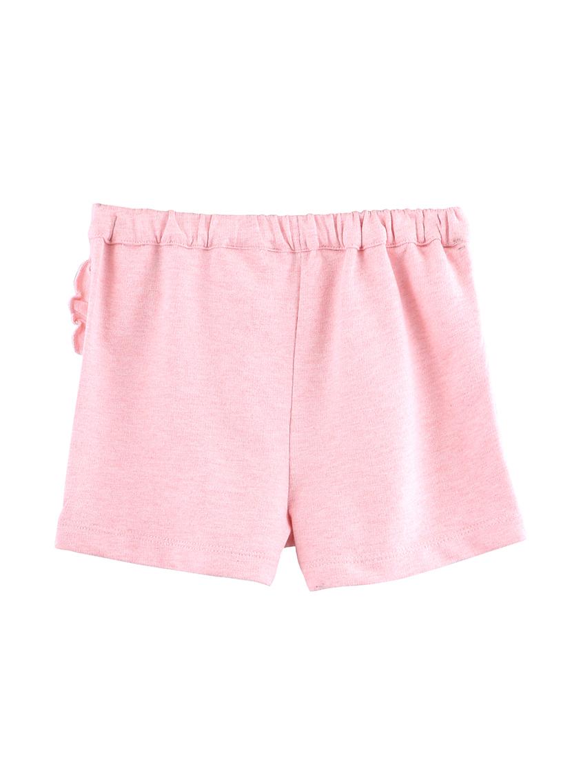 pink cotton blend shorts - 17544106 - Zoom Image - 2