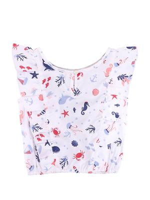 white cotton regular top - 17544107 - Standard Image - 2