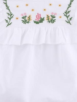 white cotton regular top - 17544108 - Standard Image - 3