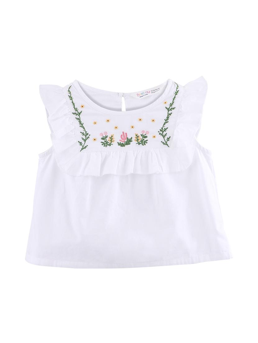 white cotton regular top - 17544108 - Zoom Image - 1