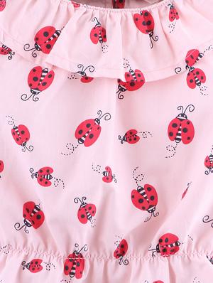 pink cotton regular top - 17544110 - Standard Image - 3