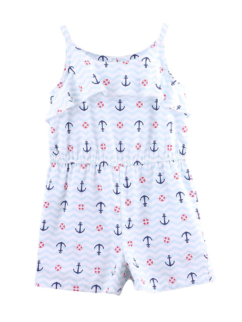 blue cotton playsuits - 17544111 - Zoom Image - 1