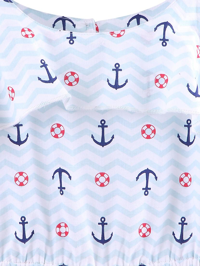 blue cotton playsuits - 17544111 - Zoom Image - 3