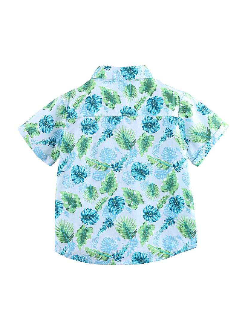 blue cotton shirt - 17544132 - Zoom Image - 2