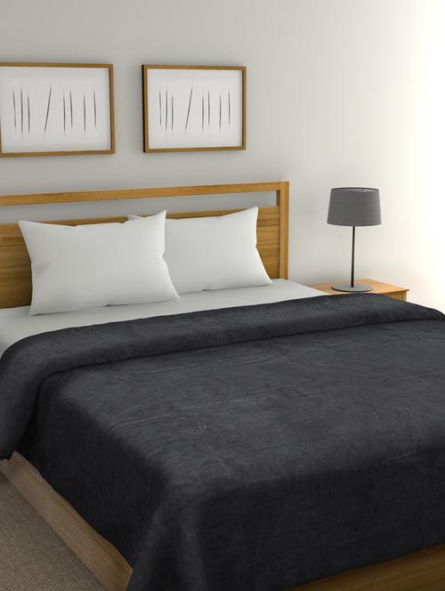 florida black colour single blanket - 17544133 - Standard Image - 1