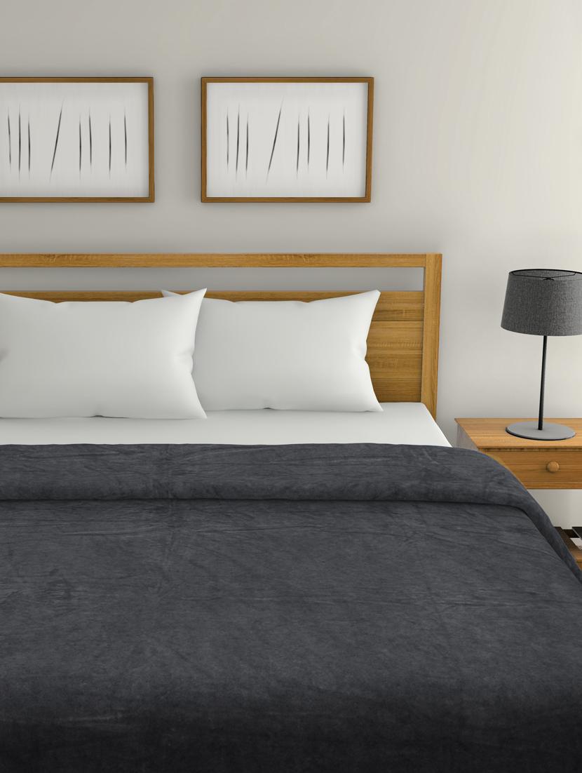 florida black colour single blanket - 17544133 - Zoom Image - 2