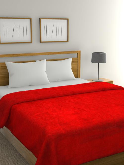 florida red colour single blanket - 17544134 - Standard Image - 1