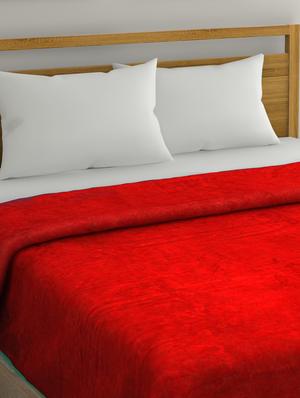 florida red colour single blanket - 17544134 - Standard Image - 3