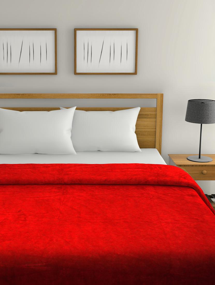 florida red colour single blanket - 17544134 - Zoom Image - 2