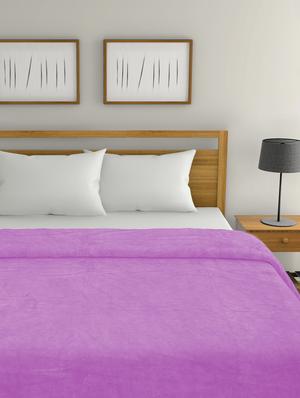 florida purple colour single blanket - 17544137 - Standard Image - 2