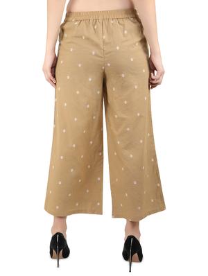 beige straight palazzo - 17544161 - Standard Image - 3
