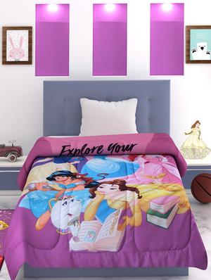 athom trendz disney princess kids comforter 300 gsm 135x220 cm - 17544175 - Standard Image - 2