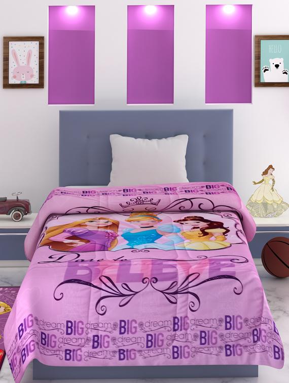 athom trendz disney princess kids comforter 300 gsm 135x220 cm - 17544177 - Zoom Image - 2