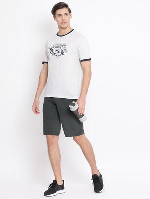 white chest print t-shirt - 17544229 - Standard Image - 4