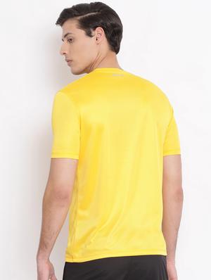 yellow solid casual t-shirt - 17544232 - Standard Image - 3