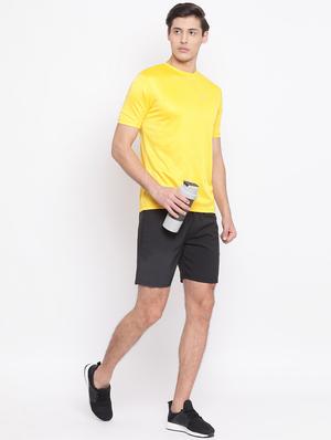 yellow solid casual t-shirt - 17544232 - Standard Image - 4