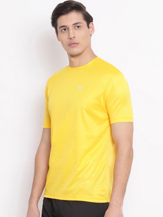yellow solid casual t-shirt - 17544232 - Zoom Image - 2