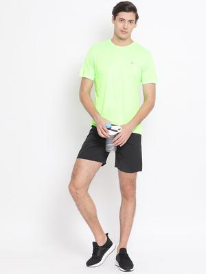 green solid casual t-shirt - 17544237 - Standard Image - 4