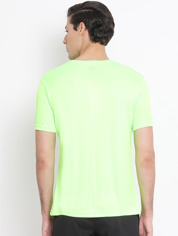 green solid casual t-shirt - 17544237 - Zoom Image - 3