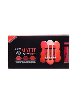 kiss beauty pack of 8 super matte 24 hours liquid lipgloss - 17544255 - Standard Image - 3