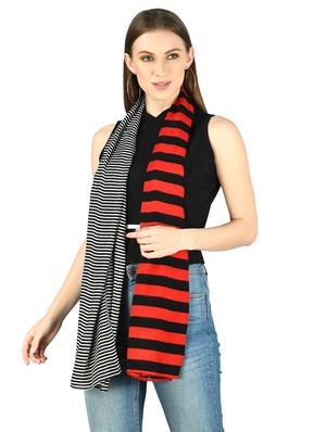 multi colored viscose stole - 17544389 - Standard Image - 3