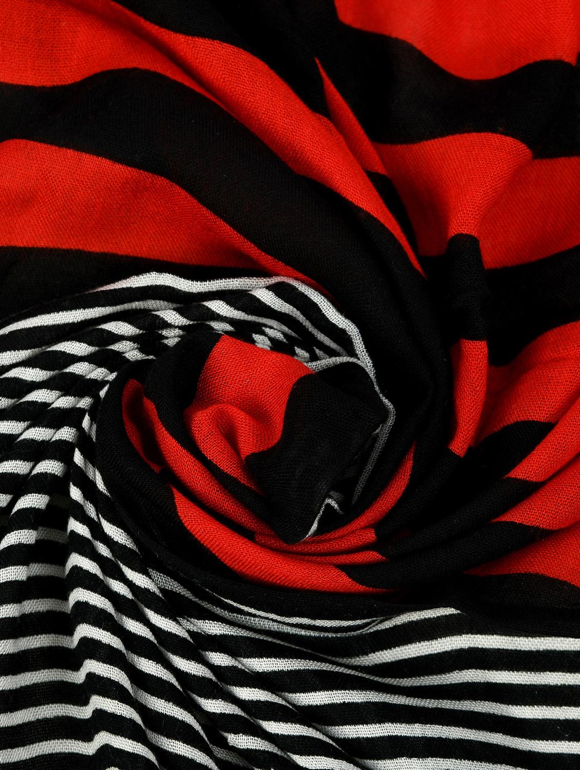 multi colored viscose stole - 17544389 - Zoom Image - 5