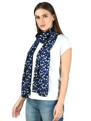 blue viscose stole - 17544390 - Standard Image - 3