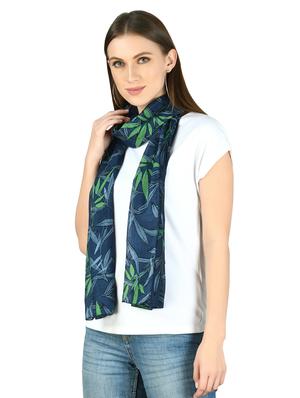 blue viscose stole - 17544391 - Standard Image - 3
