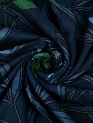 blue viscose stole - 17544391 - Standard Image - 5