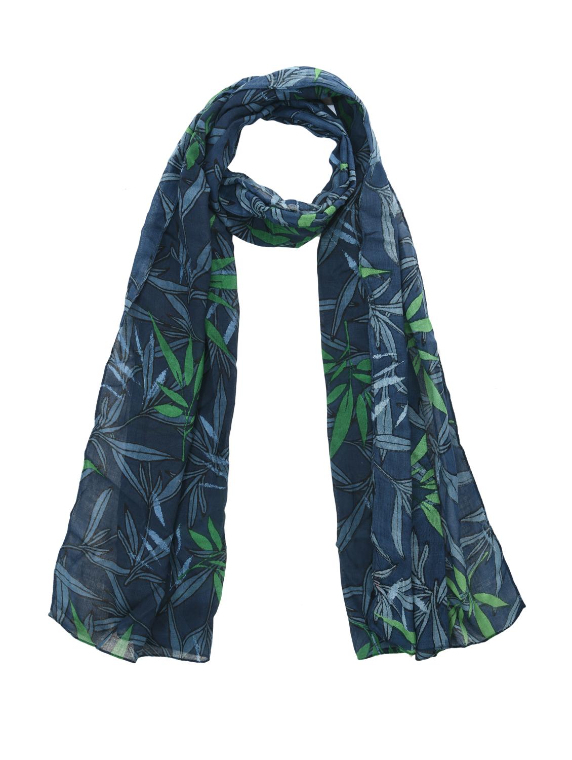 blue viscose stole - 17544391 - Zoom Image - 4
