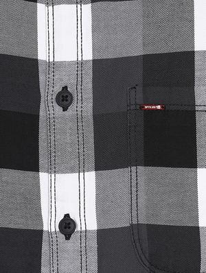 grey checkered casual shirt - 17544485 - Standard Image - 5