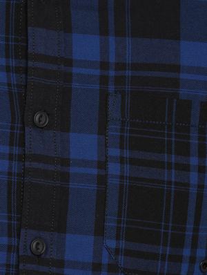 blue checkered casual shirt - 17544497 - Standard Image - 5