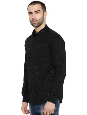 black printed casual shirt - 17544498 - Standard Image - 2