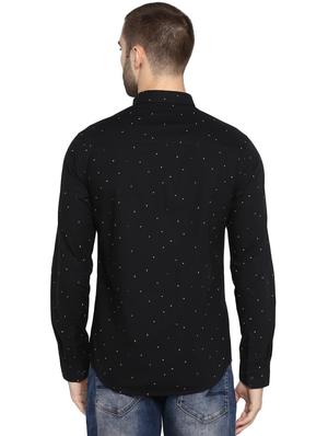 black printed casual shirt - 17544498 - Standard Image - 3