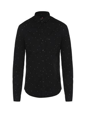 black printed casual shirt - 17544498 - Standard Image - 4