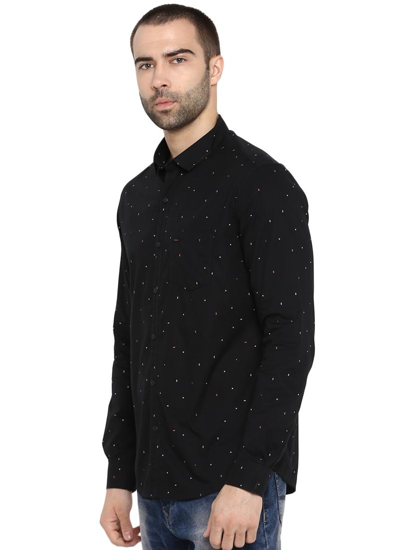 black printed casual shirt - 17544498 - Zoom Image - 2