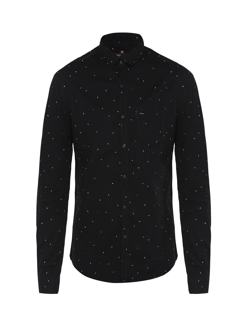 black printed casual shirt - 17544498 - Zoom Image - 4