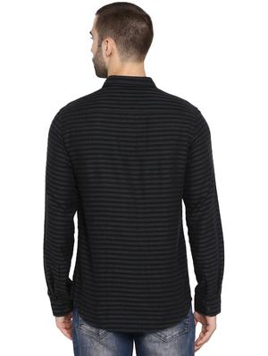 black striped casual shirt - 17544499 - Standard Image - 3