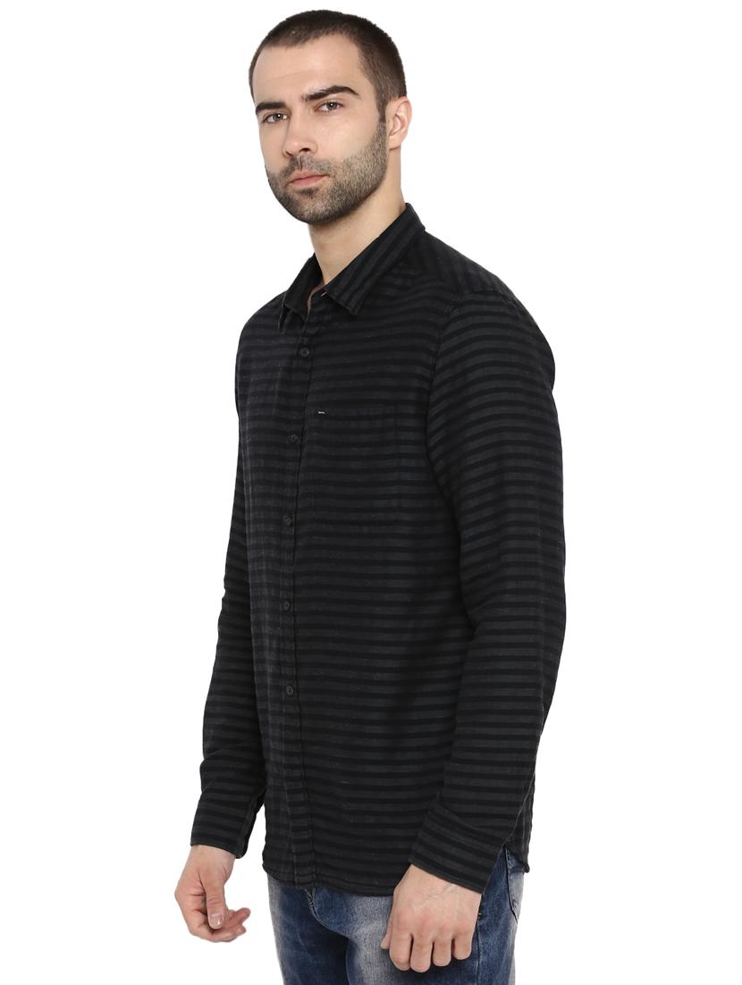 black striped casual shirt - 17544499 - Zoom Image - 2