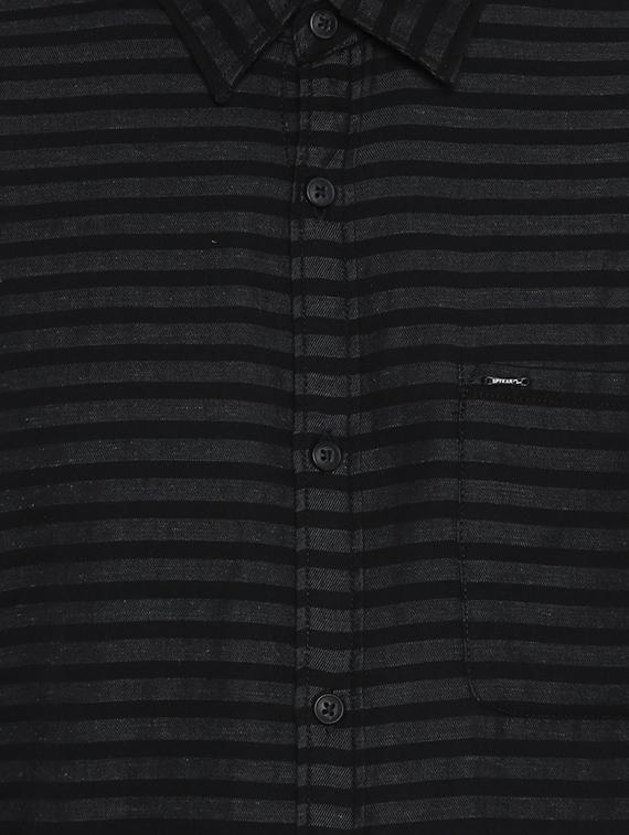 black striped casual shirt - 17544499 - Zoom Image - 4