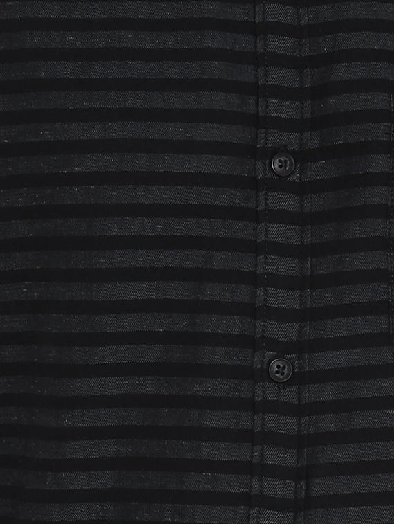black striped casual shirt - 17544499 - Zoom Image - 5