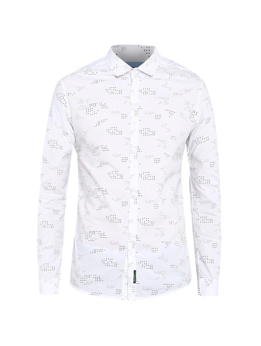 white printed casual shirt - 17544502 - Zoom Image - 4