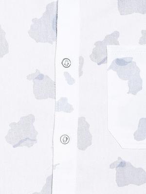 white printed casual shirt - 17544539 - Standard Image - 5
