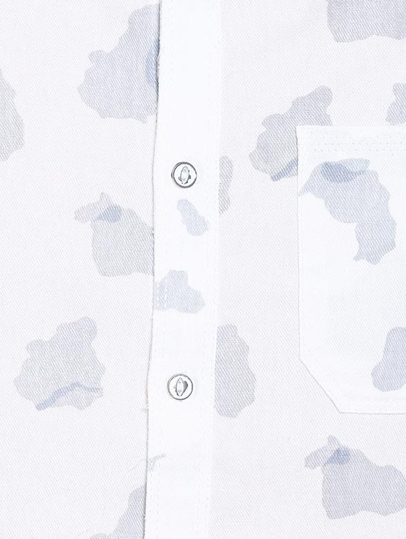 white printed casual shirt - 17544539 - Zoom Image - 5