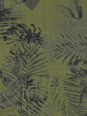 green printed casual shirt - 17544556 - Standard Image - 5