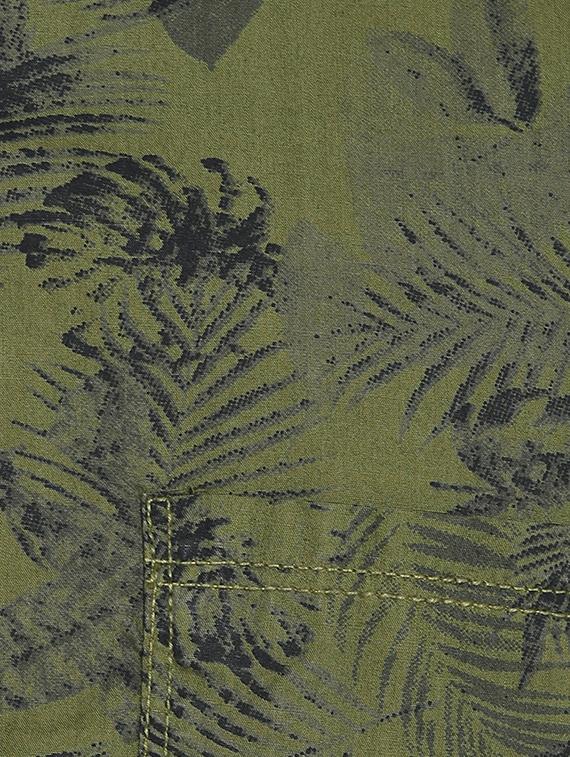 green printed casual shirt - 17544556 - Zoom Image - 5