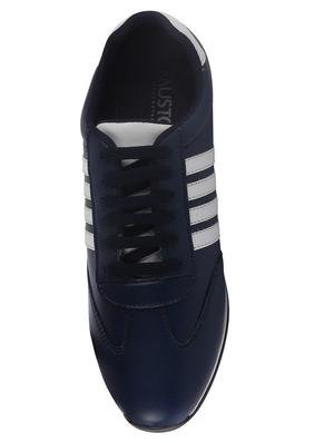blue pu lace up sneakers - 17544566 - Standard Image - 3