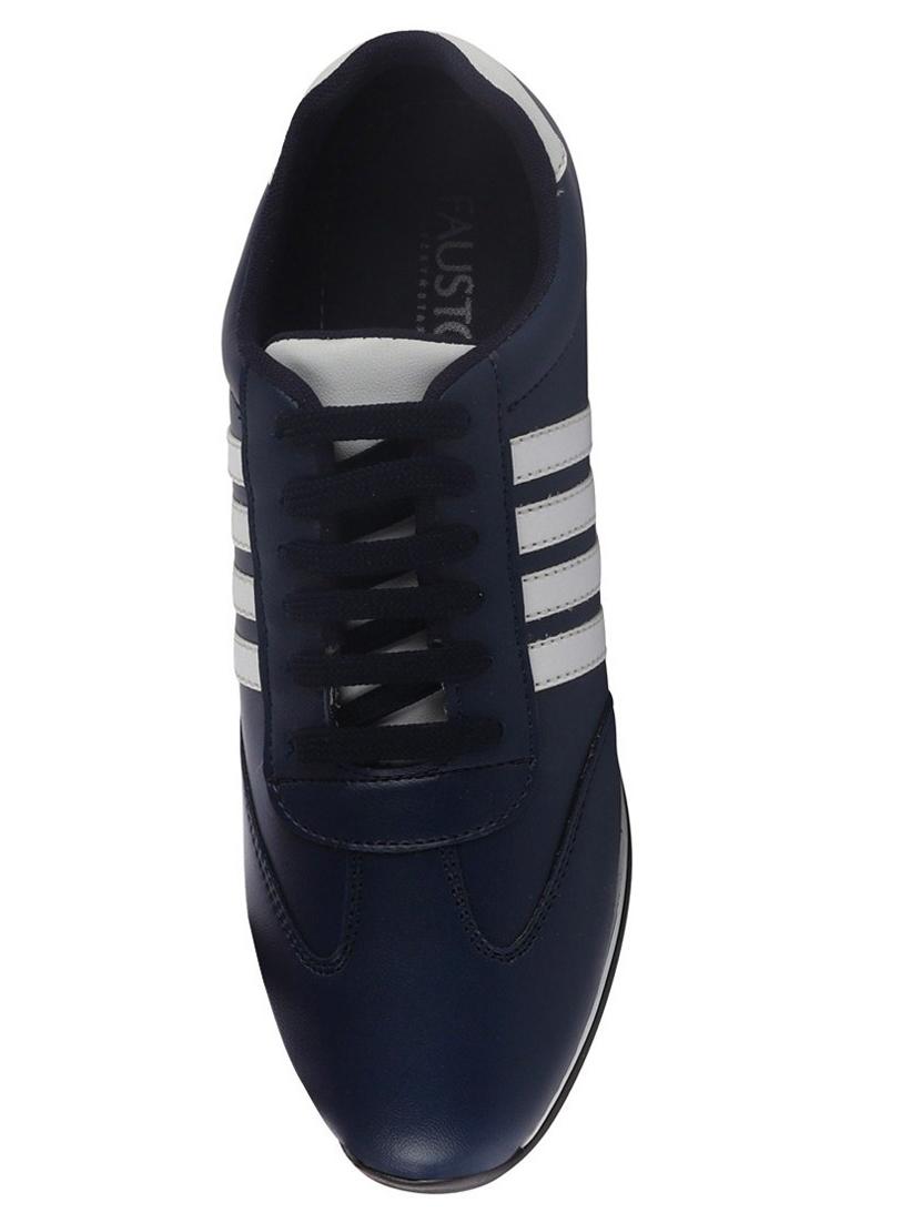 blue pu lace up sneakers - 17544566 - Zoom Image - 3