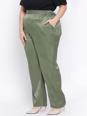 high rise flat front trouser - 17544663 - Standard Image - 2
