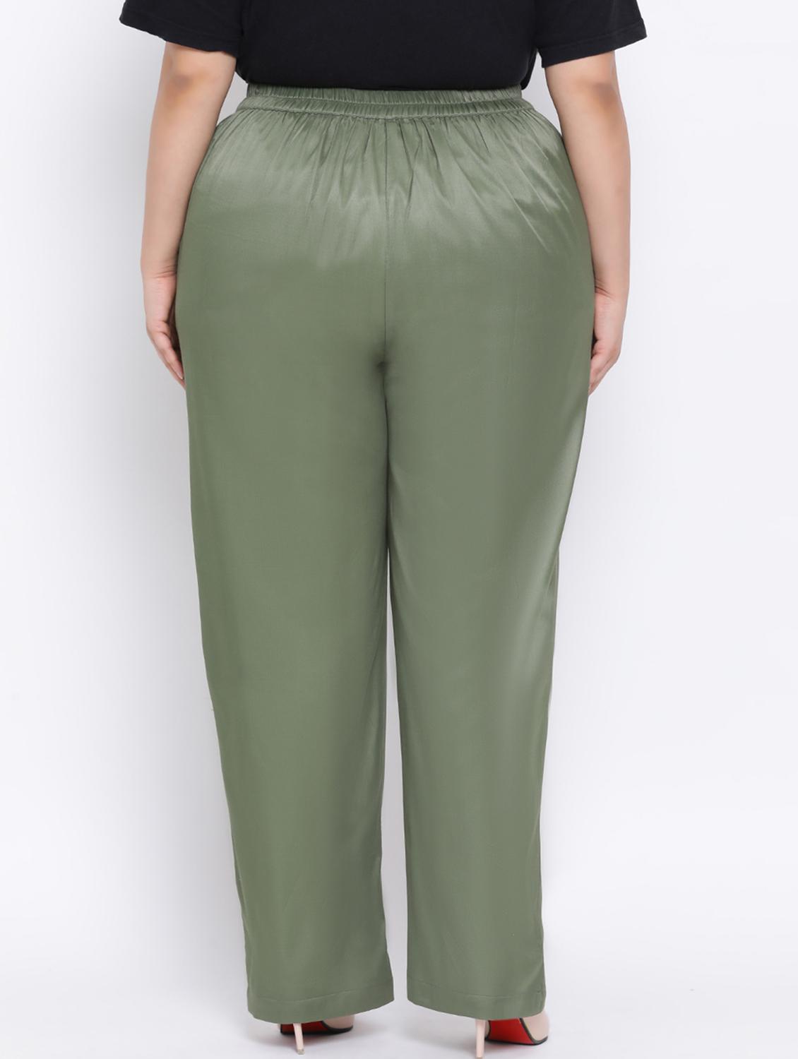 high rise flat front trouser - 17544663 - Zoom Image - 3